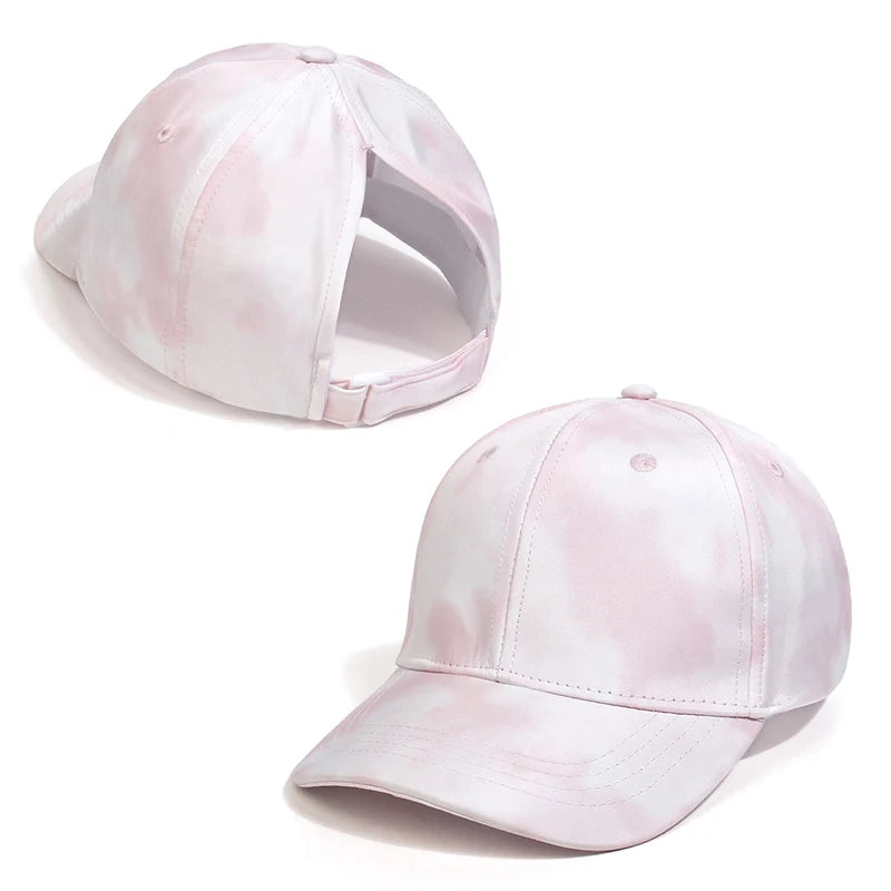 Fashion Candy Color Kids Baseball Cap Sun Protection Boy Girls Hat Adjustable Travel Peaked Caps Hat High Ponytail Kids Boy Hat