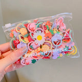 20Pcs/Set infant Cute Bowknot Headbands Girls Elastic Hair Bands Bows Headwear for Kids Cartoon Ornaments Gift Hair Accessories