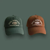 Spring Korean Retro Baseball Hat Women, Autumn and Winter, Wild Ins, Street Letter Embroidery Cap, Summer Couple Men