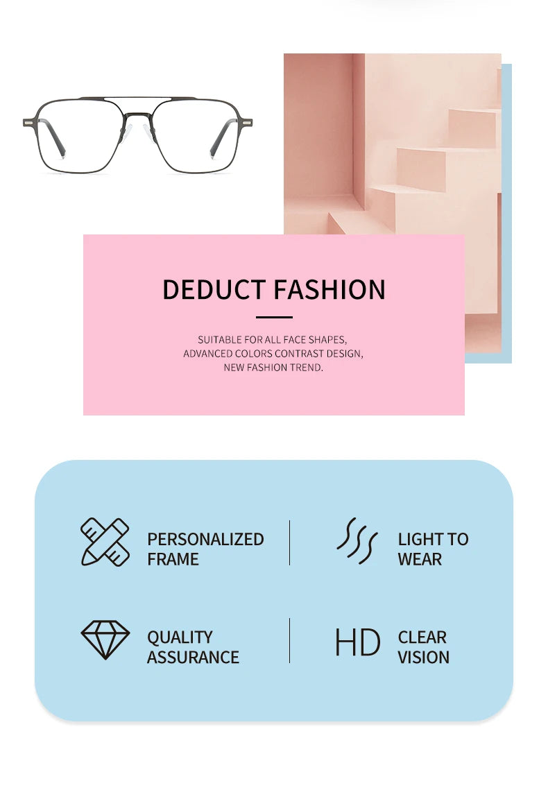 Titanium 3 In 1 New Trend Magnet Glasses Frame With Clip On Glasses Polarized Sunglasses For Men Women Optical Computer glasses