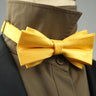 4 Styles Solid Color Black White Wine Bow Ties New Ribbon Gilded Butterfly Double Layered Wedding Party Bowknot Tuxedo Cravat