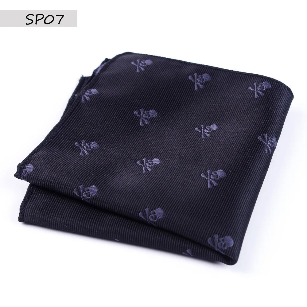 Vintage Paisley Men British Design Floral Print Pocket Square Handkerchief Chest Towel Suit Accessories