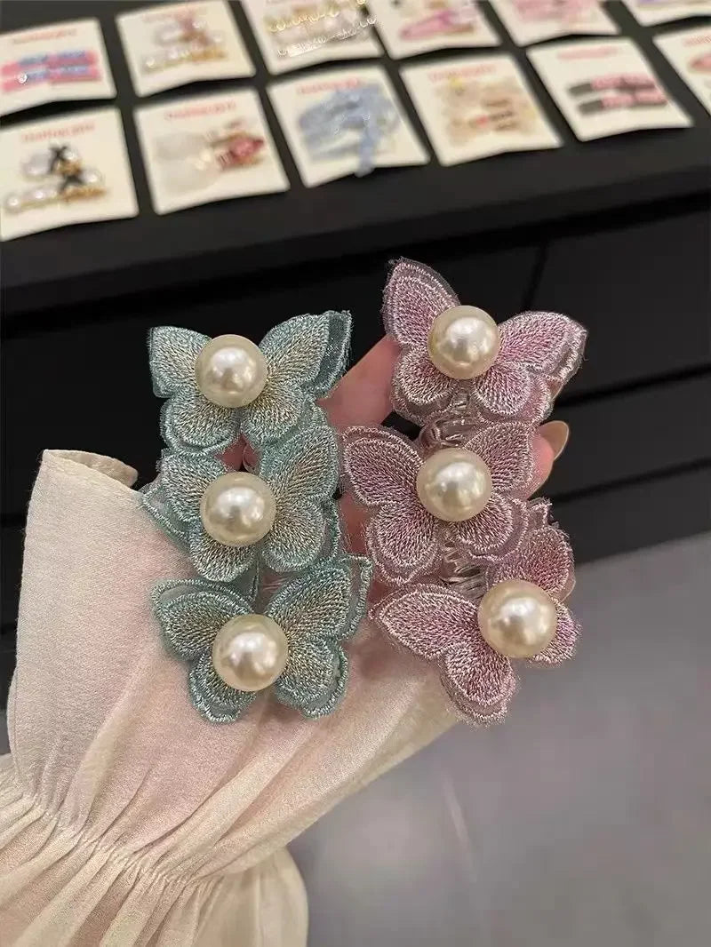 Elastic Telephone Wire Hair Ties Women Girls Butterfly Hair Bands Spiral Coil Rubber Band Ponytails Head Rope Hair Accessories