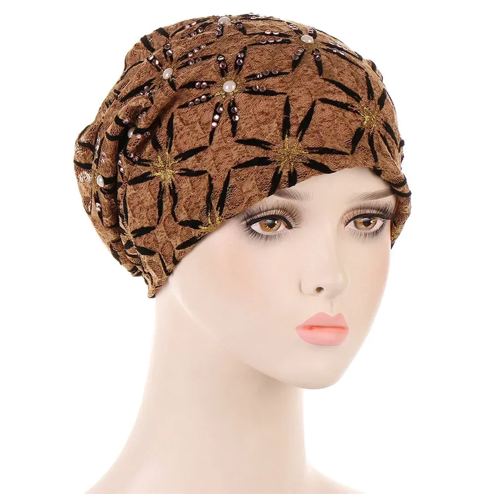 Women Men Sleeping Hat Baggy Beanie Satin Lined Night Unisex Sleep Cap Hair Care Bonnet Hair Loss Nightcap Pullover Hat Headwear