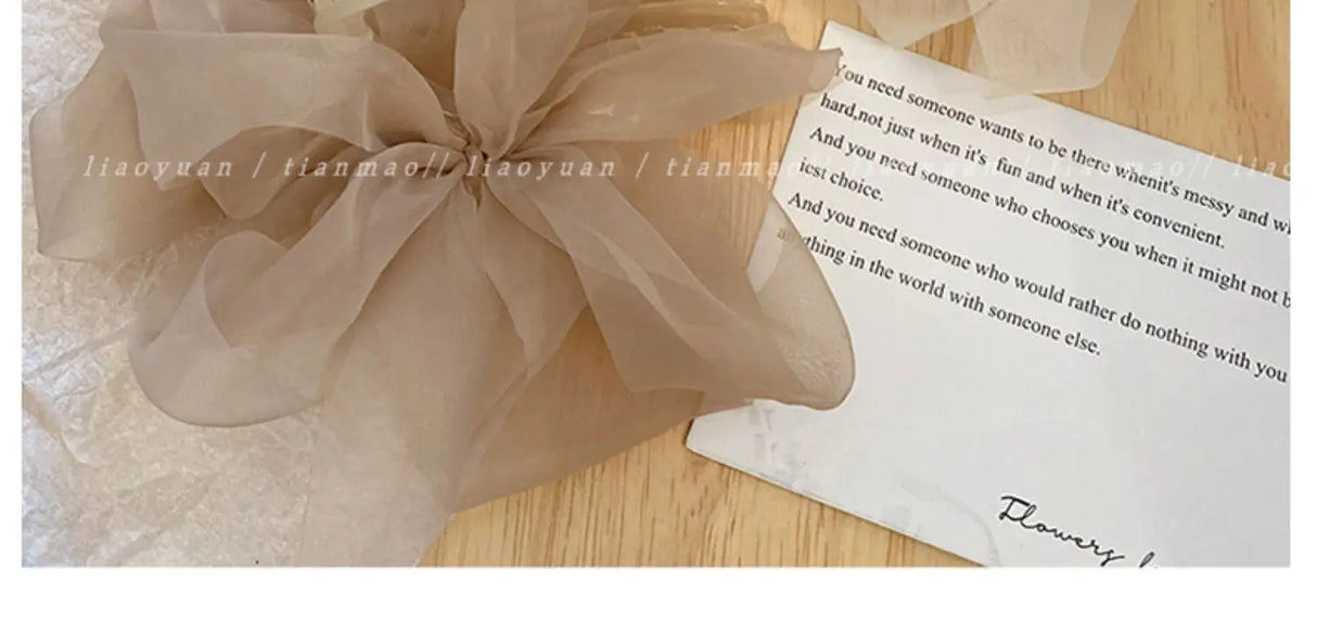 New Mesh Bow Grip Clip Female Ponytail Braid Hair Claw Clip Elegant Girl Hair Clip Hair Accessories Gift Headdress