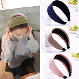 Wide brimmed headbands for women going out in Korea, fashionable and stylish facial wash headbands, hair clips, and ribbons