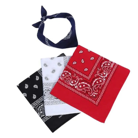 55cm HOT Hip Hop cashew flowers printed Bandana Man Women Fashion Outdoor Headbands amoeba Scarves High Quality Hair Accessories