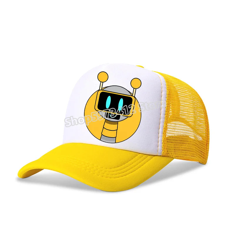 Sprunki Kids Baseball Caps Boys Casuals Hat Game Incredibox Children Sports Sun Hat Adjustable Peaked Cap Bonnet Birthday Gifts