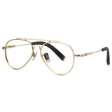 Classic Desgin Pure TitaniumDouble Bridge Glasses Men Optical Frame Luxury Ultra Light Eyegalsses Frames Myopia Eyewear Frame