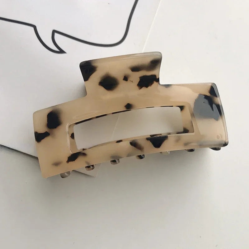 Bilandi Trendy Jewelry Acetate Hair Clip For Women Girl Head Hairpin Resin Hair Claw Headdress Female Hair Accessories
