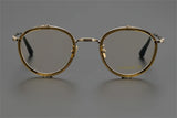 Exquisite Titanium Handmade Glasses Frame Mens Women Retro Square Spectacle Frames Eyeglasses Japanese Design Oval Round Eyewear