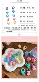 10pc Kids Girls Elastic Hair Bands Baby Hair Tie Rope Strap Rubber Bands Elastics Girls Tie Braids Hair Accessories