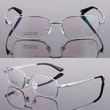 BETSION New Retro Square Pure Titanium Upscale Men Optical Glasses Frames Women Fashion Prescription Eyeglasses