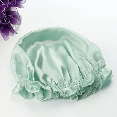 100% Mulberry Silk Nightcap Hair Styling Pure Silk Sleeping Hat Free Shipping