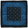 Black Hip Hop Bandana Kerchief Unisex Hair Band Neck Scarf Paisley Headwear Wrist Hairwrap Square Scarves Print Handkerchief