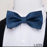 Fashion Brand Brand Silk Bow Tie Dark Blue Man Dot Wedding Accessories lover's day Fit Formal Party