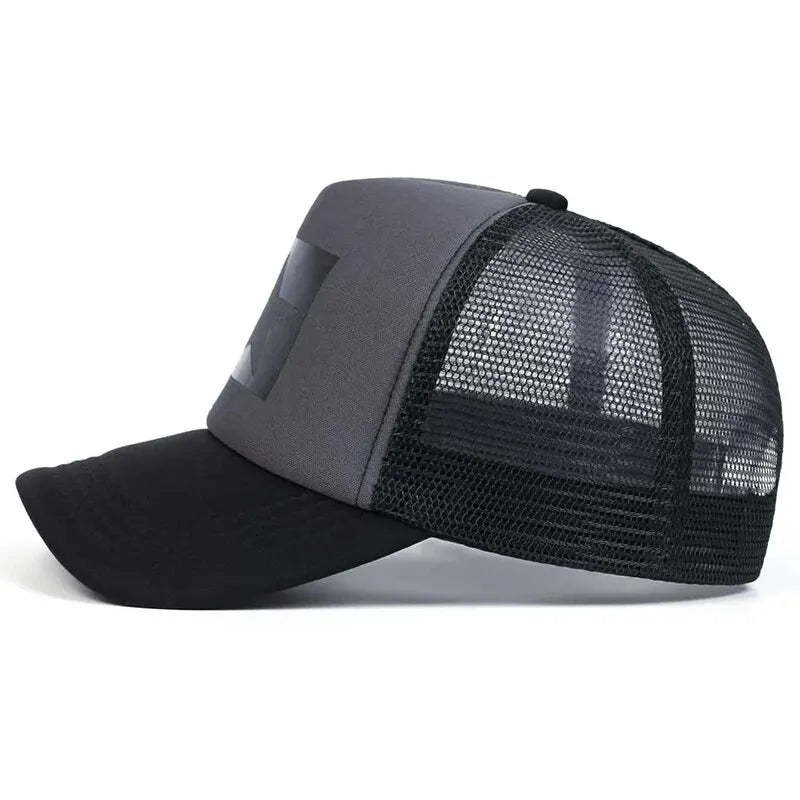 Five-Pointed Star Printed Baseball Net Caps Spring and Summer Outdoor Adjustable Casual Hats Sunscreen Hatcreen Hat