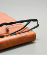 High Quality Luxury Glasses Ultra Light Pure Titanium Men's Eyeglass Frames High-Quality Acetate Prescription Eyeglass Frames