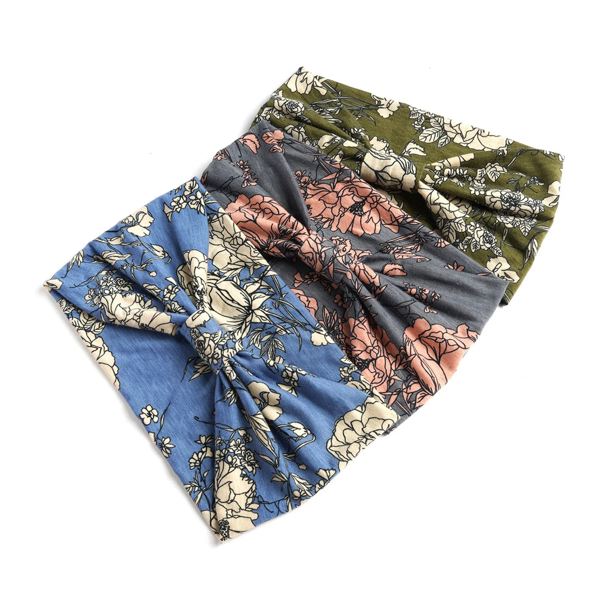 Boho Headbands For Women Fashion Stretch Wide Hair Bands Knoted Turban Yoga Sweatband Elastic Head Bands Stylish Wrap Headbands