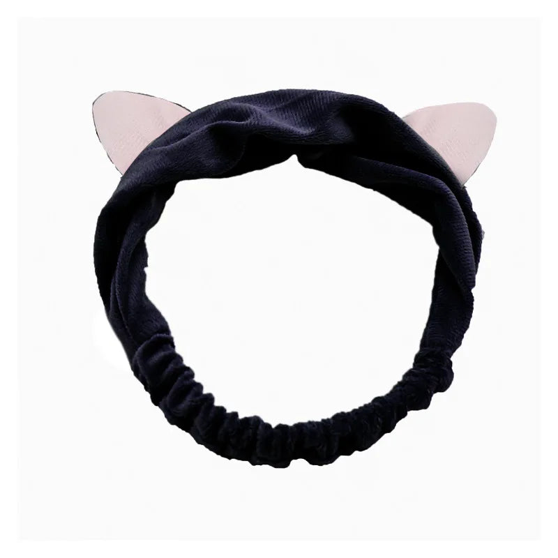 Headband For Washing Wash Face Rabbit makeup Hairbands Girls Elastic Holder Hair Strap Bands Ears Turban Hair Accessories