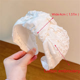 knotted Wide Headbands For Women Girls Headwear Fashion Embroidery Fabric Hairbands Female Hair bands Hoop Hair Accessories