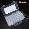 Clearance_1pc 32/40/42/48/56/64 Slots Plastic Storage Box, DIY Diamond Painting Beads Charms Jewelry Accessories Organizer Box_C