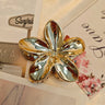 1-4Pcs Fashion Flower Hair Claw Clips for Women Gold Silver Color Large Hairpins Ponytail Shark Clip Headdress Hair Accessories
