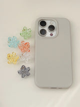 Mini Flower Hair Clips Pack for Women - Creaseless Styling Claw Clips for Bangs and Tiny Hair Styling
