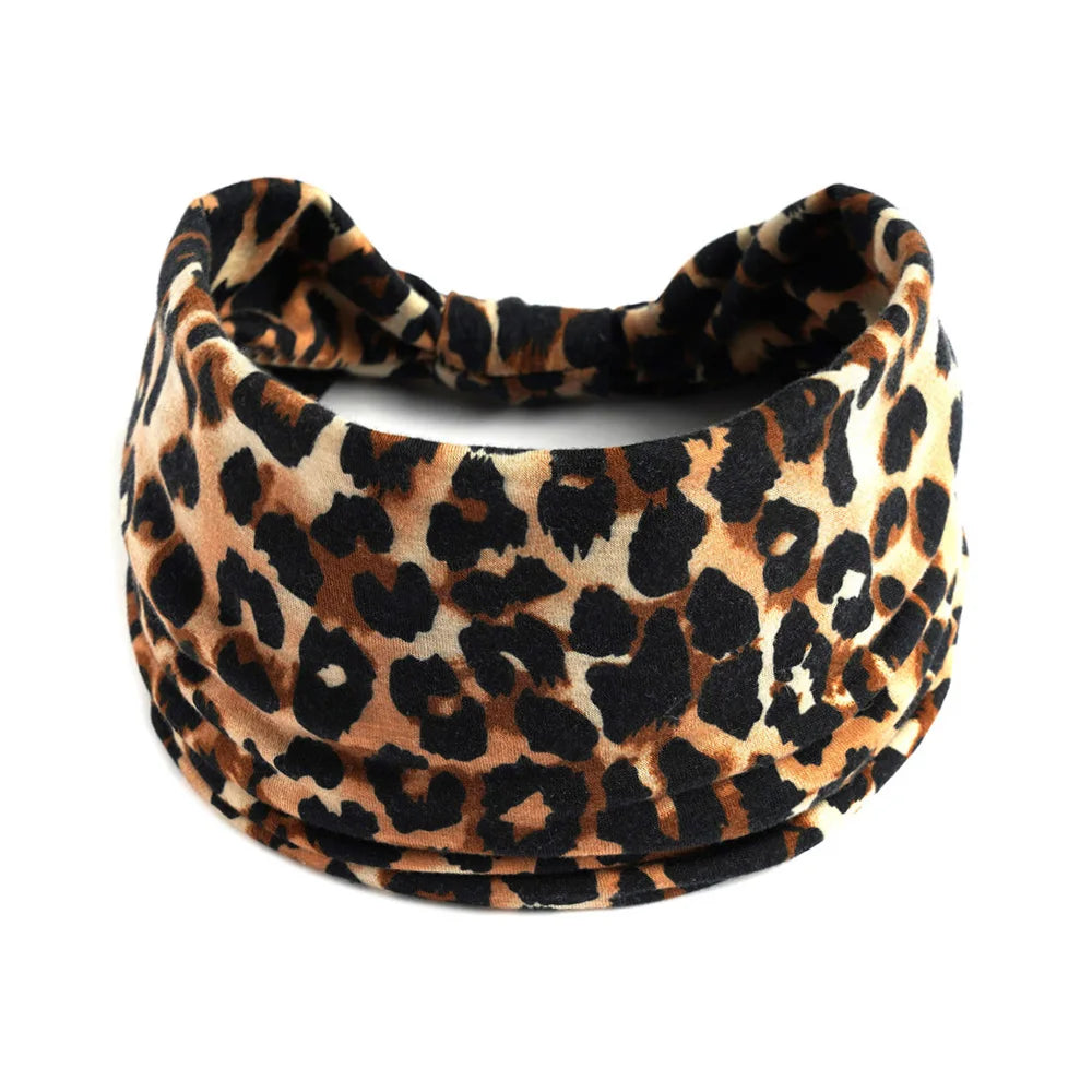 Women Hair Bands Headband Bohemian Sports Run Bandage Elastic Girl Wide Headband Print Wide Headwrap Headpiece Hairband Ladies