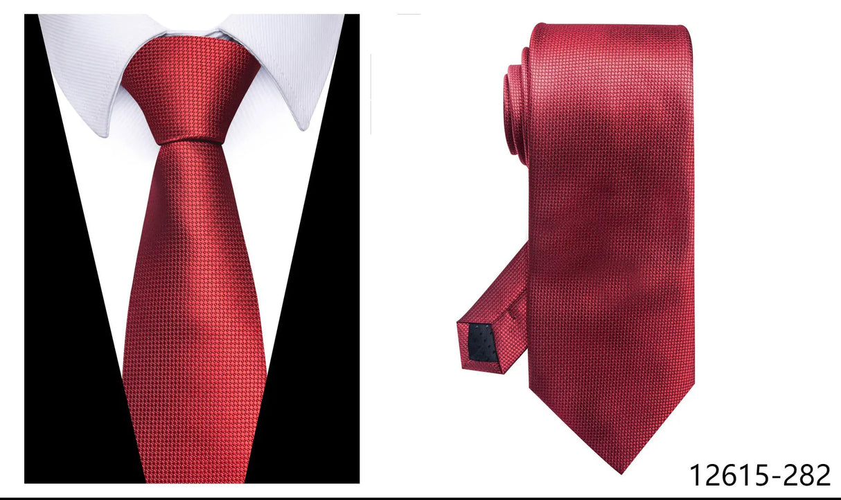 100% Silk Brand Purple Tie Men Necktie High Quality Mix Colors Silk 7.5 cm Gravatas Accessories Wedding April Fool's Day