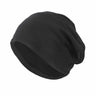 Unisex Men Women Beanie Cotton Night Sleep Cap Bonnet Chemo Hat Headwear Turban Baggy Hair Care Nightcap Pullover Hat Solid Colo