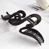 13cm Acrylic Hair Clips For Women Hairpin Matte Wave Hair Claw Clip Ponytail Hair Accessories Girls Headwear Barrettes 4 Colors
