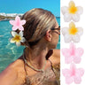 4Pcs Flower Hair Claw Clips for Women Fashion Large Hair Clips Beach Vacation Bohemia Hairpins Girls Hair Accessories