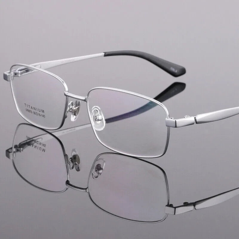 BETSION New Retro Square Pure Titanium Upscale Men Optical Glasses Frames Women Fashion Prescription Eyeglasses