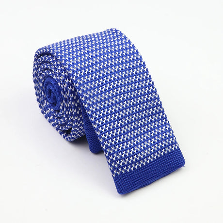 Classic Knit Neck Ties For Men Casual Suits Tie Plaid Dots Leisure Warm Mens Neckties For Business Wedding 6cm Width Men Ties