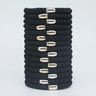 15Pcs Hair Ties for Women, Hair Elastics for Thick Hair, Strong Stretchy Ponytail Holders, No Slip No Damage No Crease Hai