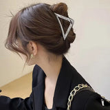 2023 New Fashion Metal Geometric Hair Claw Clip Trendy Hair Clips Hair Clamps Hairpins Party Hair Accessories For Women Headwear