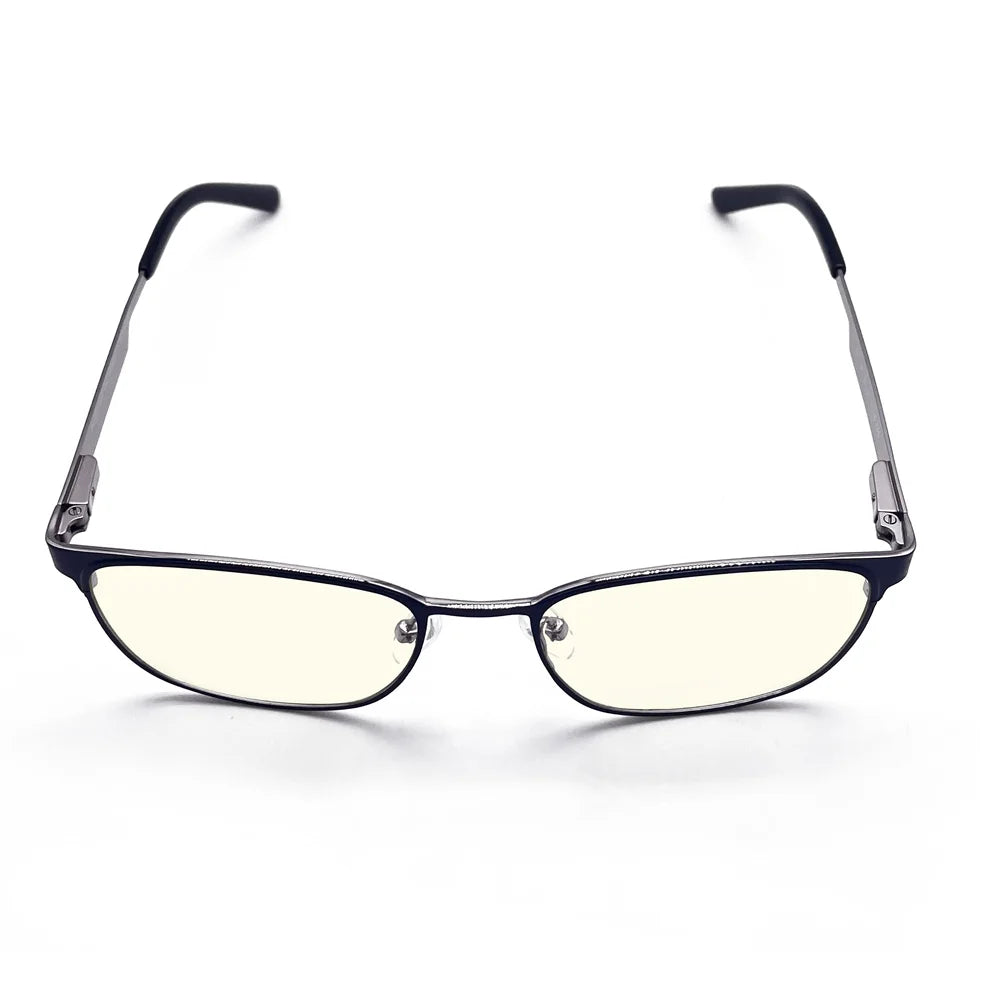 Glasses Blue-Light Blocking Fashion Elliptical Eyeglasses Anti UV Ray Computer Gaming Glasses Blue Blocker Glasses for Women/Men