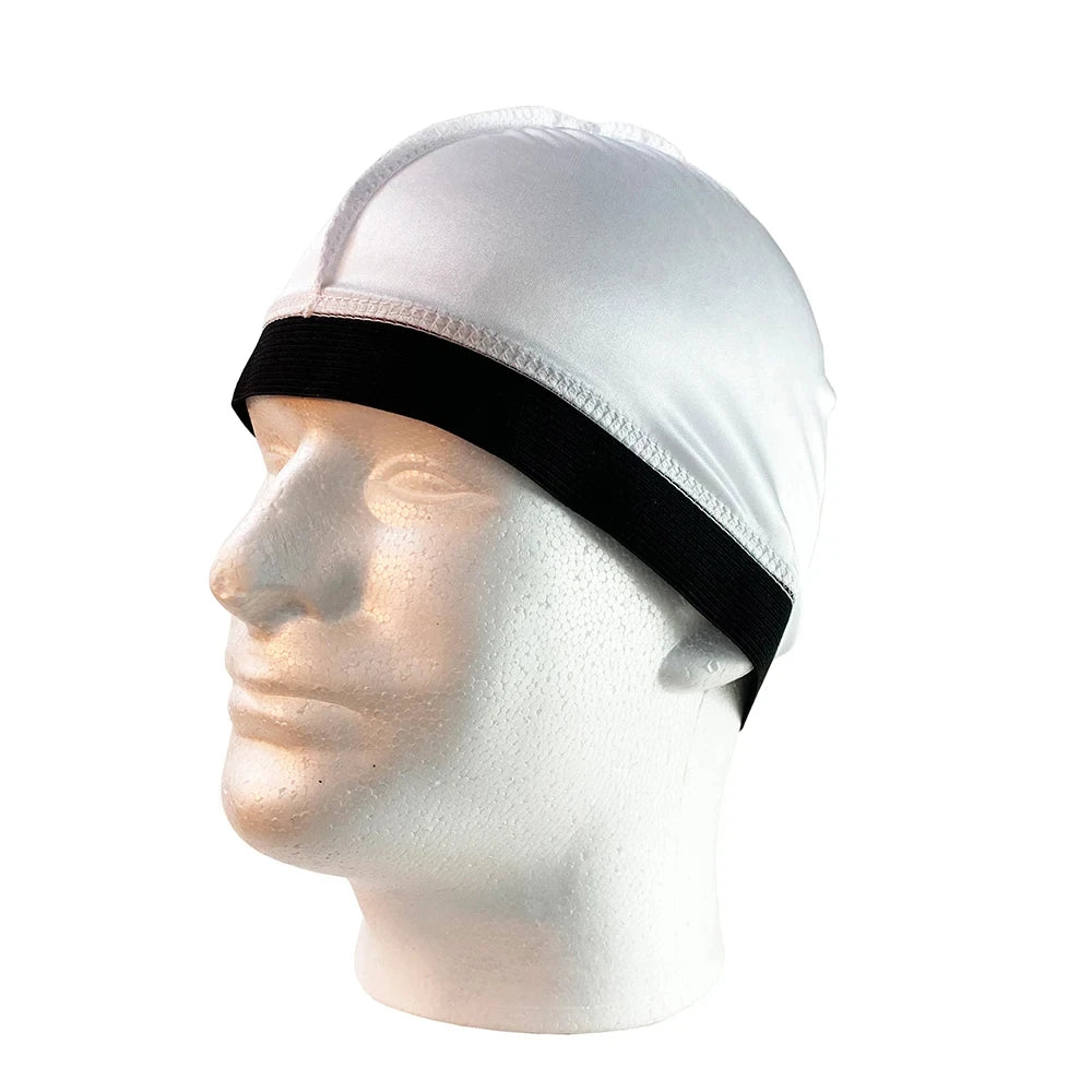 New Unisex Silky Dome Cap For Men Elastic Band Silky Durag Bandanas Bottom Wig Cap Spandex Cooling Cap Silk Based Beanie Bonnet