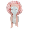 Women Big Size  Satin Cap for Sleeping Hat Night Sleep Cap Hair Care Silk Bonet Stain Hair Cap for Women Curly Springy Hair