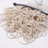 50PCS Macaron Rubber Band Hairband Headband High Elastic Durable Hair Ring Tied High Ponytail Women's Kids Hair Headwear