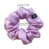 100% Mulberry Silk Hair Scrunchies Elastic Rubber Band Hair Ties Big Large Gum Ropes Ponytail Holders for Women Girls 19 Momme