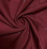 New European and American women's solid color flash slim-fit short dress