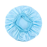 Hair Bonnet for Sleeping Silk Nightcap Satin Elastic Narrow Brim Shower Cap Round Hat Home Hair Care Cap Satin Bonnet