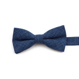 High Quality Mens Solid Color Bowtie Set For Men Children Wedding Party Dinner Accessory Pink Orange Father-son Bow Tie Gift