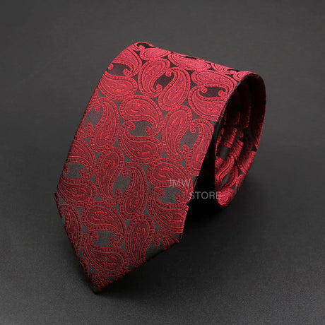 New Design Wedding Men Tie Grey Brown Green Paisley Flower Neckties Men Business Dropshipping Groom Collar Accessories Gift