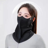 Ice Silk Sun Protection Mask Cool 3D Breathable Sunshade Face Mask Dustproof Neck Protection Anti-UV Neck Scarf Cycling