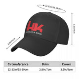 Heckler And Koch Hats Men Women Fashion HK Logo Hats Trucker Hat Trucker Cap Adjustable Snapback Caps Baseball Cap High Quality