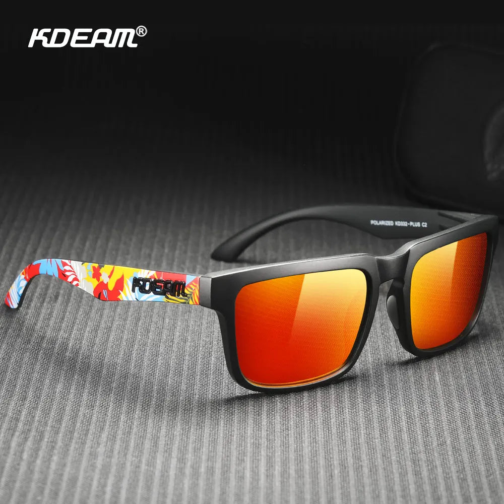 KDEAM Oversized Sunglasses Polarized Photochromic Lenses Night Vision Goggles Designed For Both Men And Women Large Glasses