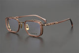 Exquisite Titanium Handmade Glasses Frame Mens Women Retro Square Spectacle Frames Eyeglasses Japanese Design Oval Round Eyewear